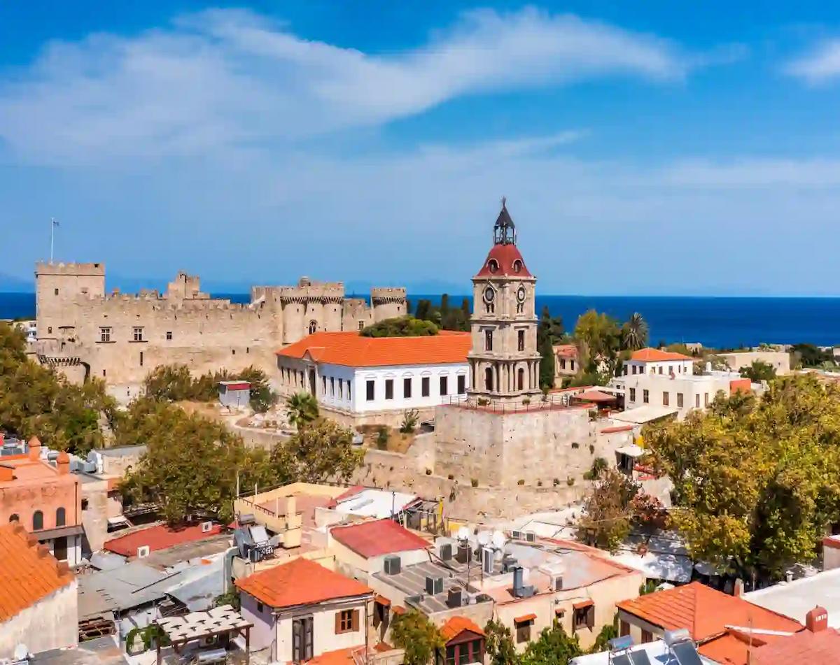 Stare Miasto Rodos podczas wycieczki fakultatywnej z przewodnikiem.